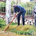 Photos Of Gov. Ayo Fayose Clearing Dirt In A Drainage During Sanitation Exercise [See Photo]