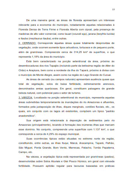 INVENTÁRIO DA OFERTA E INFRA ESTRUTURA TURÍSTICA DE SANTARÉM – PARÁ – AMAZÔNIA – BRASIL - 2010 / ANO BASE 2010