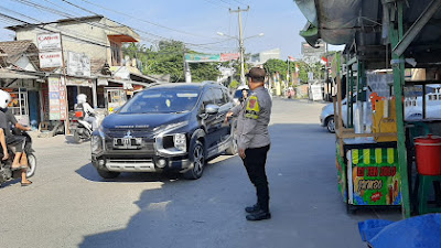 Tingkatkan Pelayanan Prima Kepolisian, Personil Polsek Cibeber Polres Cilegon Polda Banten Rutin Gatur Lantas