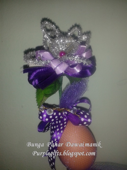 Purplegifts Bunga Pahar Dawai manik
