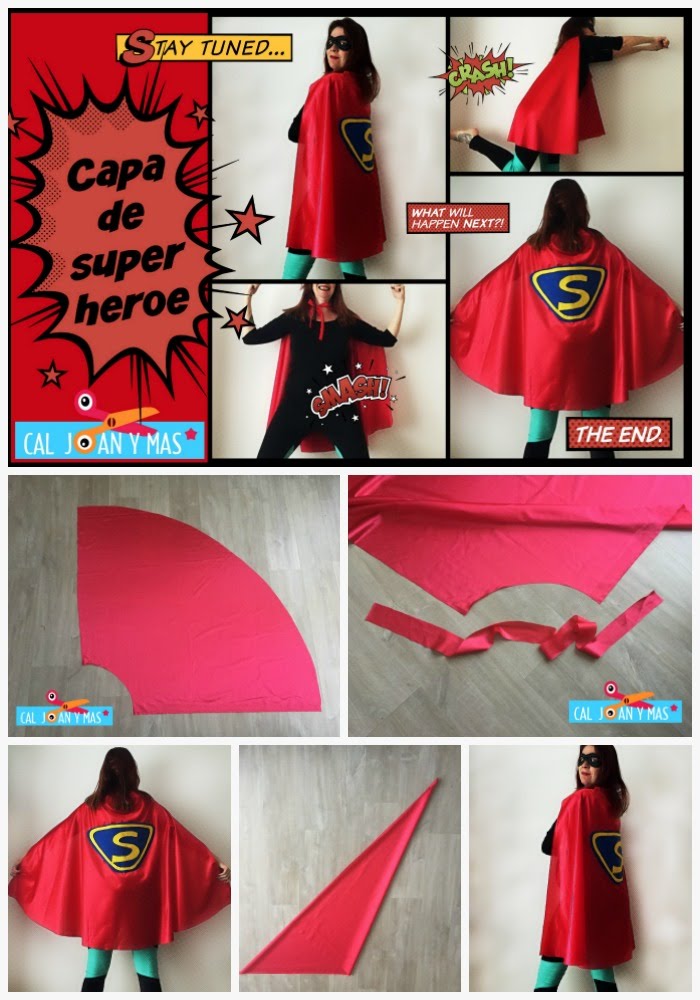 tutorial para hacer una capa de superheroe