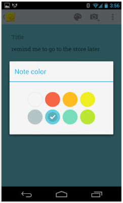  google keep note color