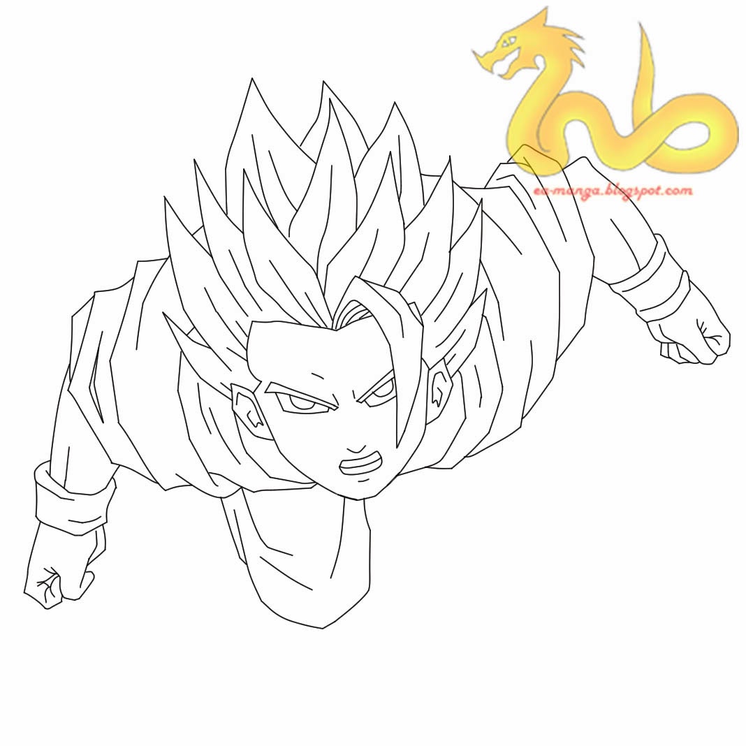 Cara Menggambar Son Goku Dragon Ball Z Manga Council