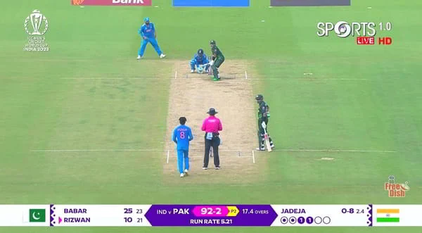 Watch India vs Pakistan live Cricket match on DD Sports HD Channel on DD Free Dish DTH
