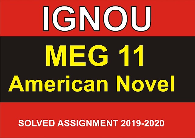 MEG-11 Solved Assignment 2020-21