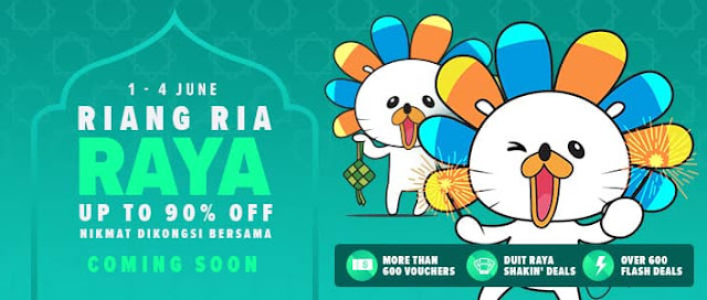 Shopping Raya Murah dekat Lazada Riang Ria Raya