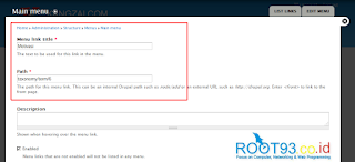 Menambahkan Main Menu/Navigasi Baru di Drupal 2