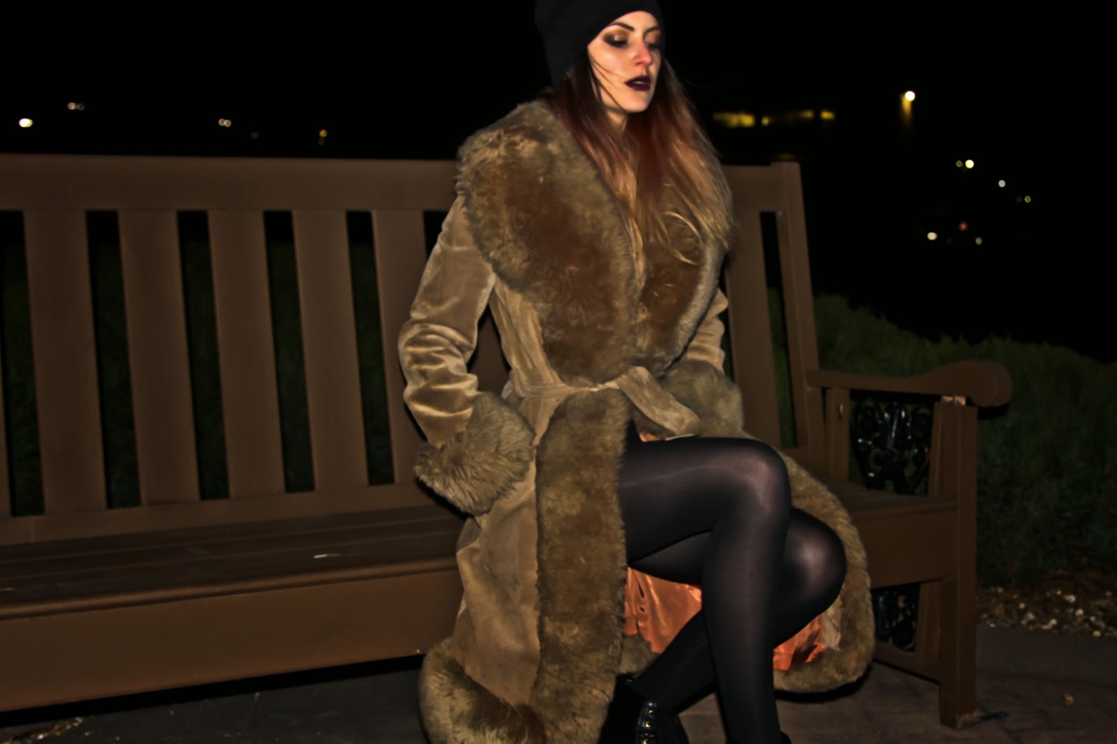 Shoes are Jeffrey Campbell Litas. The 1970's Coat is from a local ...