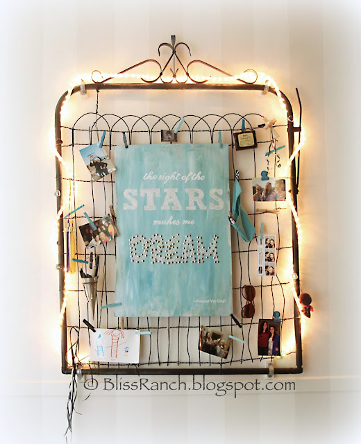 Vintage Gate Bulletin Board Bliss-Ranch.com