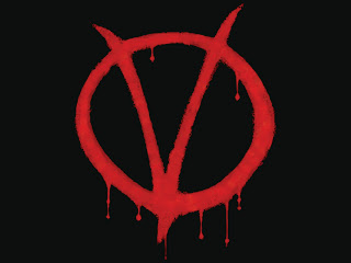 V For Vendetta V Logo HD Wallpaper