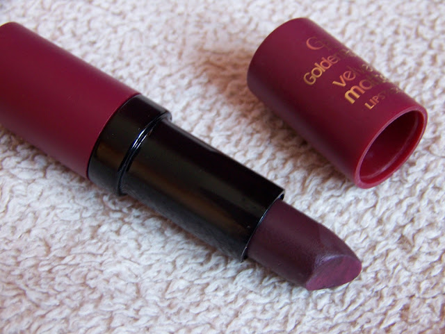 Pomadka Golden Rose Velvet Matte numer 29 + mój październikowy dzienny makijaż