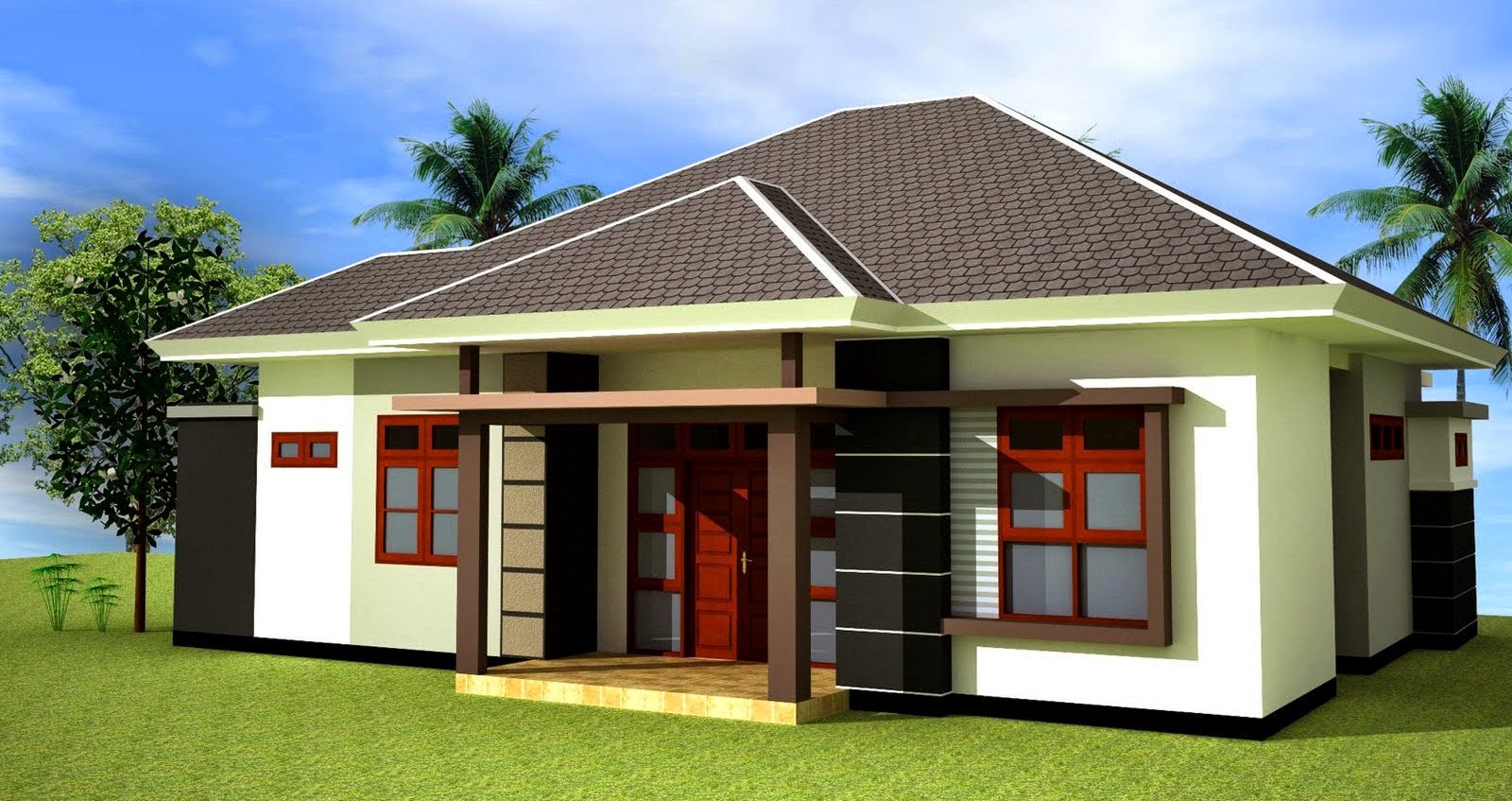 Gambar Gambar Dan Desain  Rumah  Minimalis  1  Lantai  Terbaru 