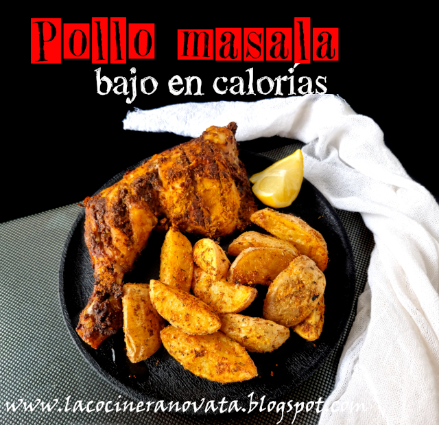 POLLO MASALA BAJO EN CALORIAS LA COCINERA NOVATA AVES AIR FRYER FREIDORA DE AIRE COCINA RECETA INDIA