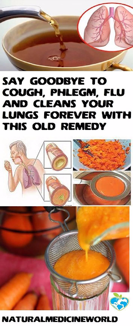 Say Goodbye To Cough, Phlegm, Flu And Cleans Your Lungs Forever With This Ool Remedy