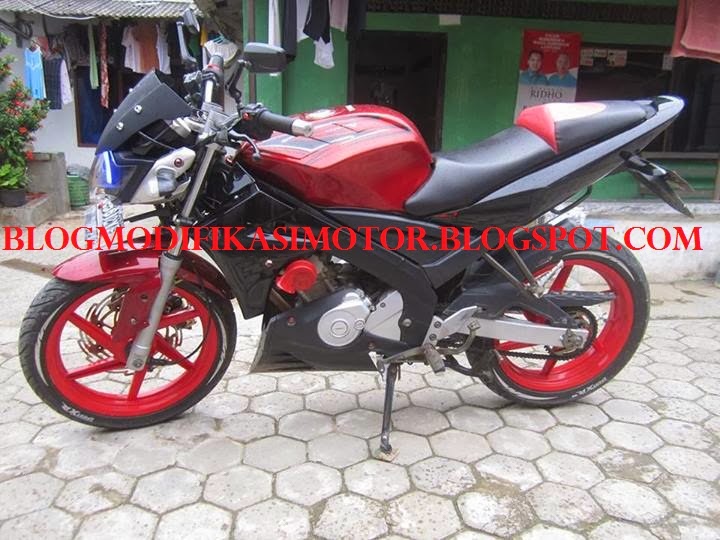 modifikasi vixion streetfighter minimalis modifikasi vixion  title=