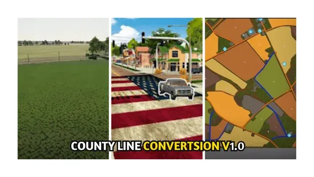 download County Line Conversion Map for Farming Simulator 22