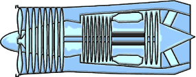 Turbofanjet engine