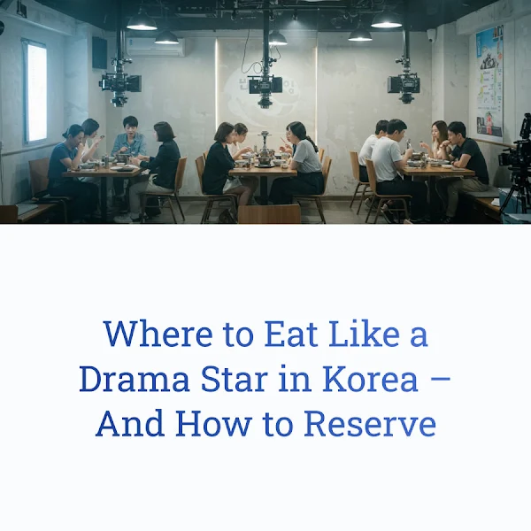 Where to Eat Like a Drama Star in Korea – And How to Reserve