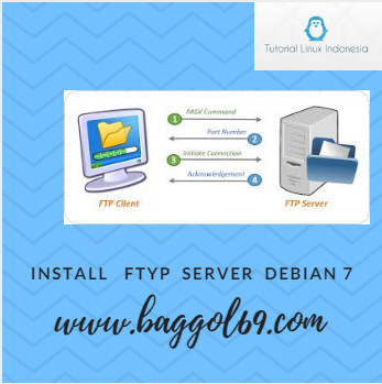 Install  dan  Konfigruasi  FTP  Server  Debian  7 