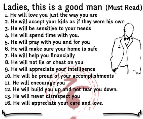 Ladies, this is a good man(Must Read)