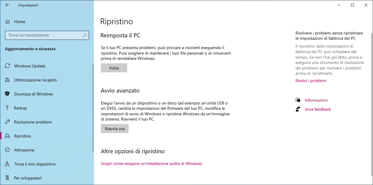 Ripristino-Windows-10