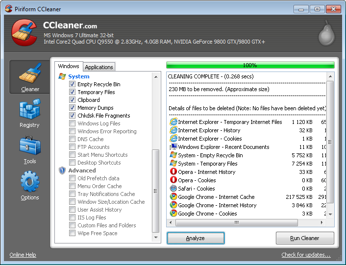 windows pc cleaner free download