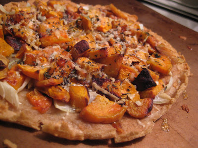 gluten free sweet potato pizza