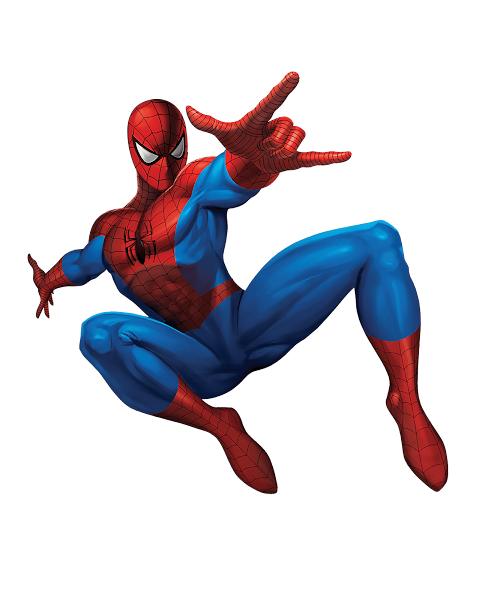 clipart renders hombre araña fondo transparente gratis