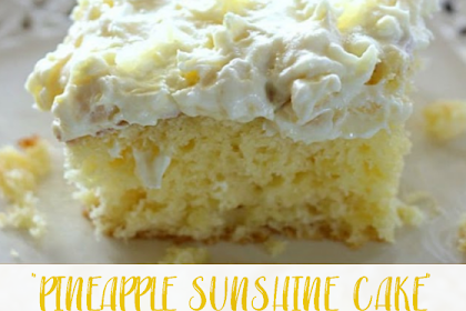 PINEAPPLE SUNSHINE CAKE