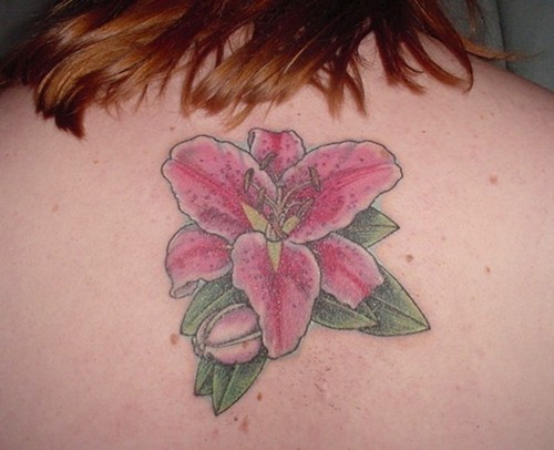 Shadow Lilies tattoo