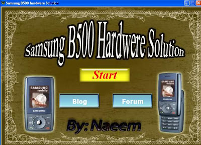 SAMSUNG B500 Hardware Repair Problem Solution exe 
