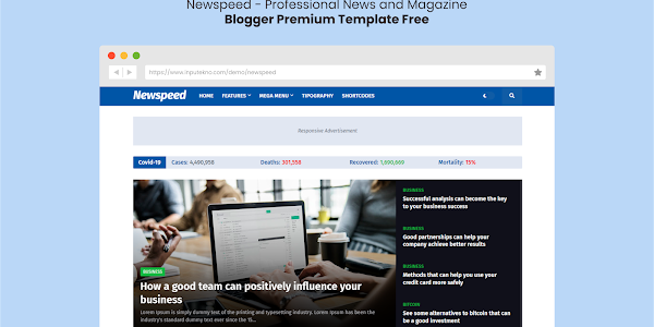Newspeed - News and Magazine Blogger Premium Template Free