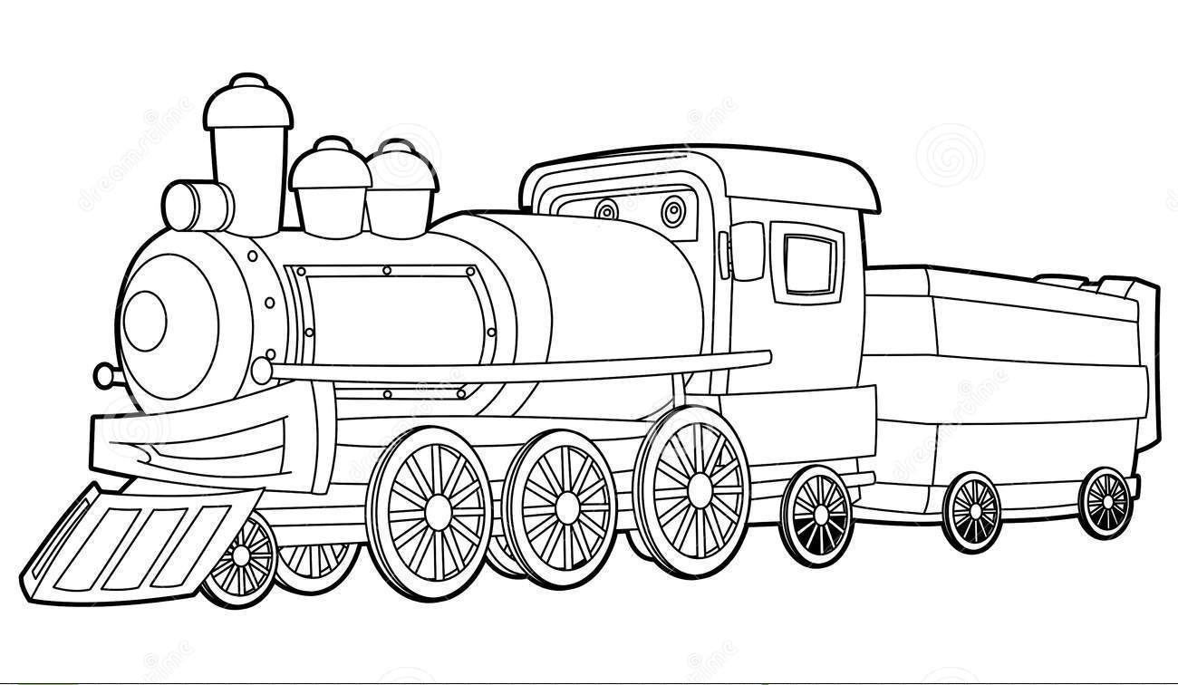 Polar Express Train Coloring Pages