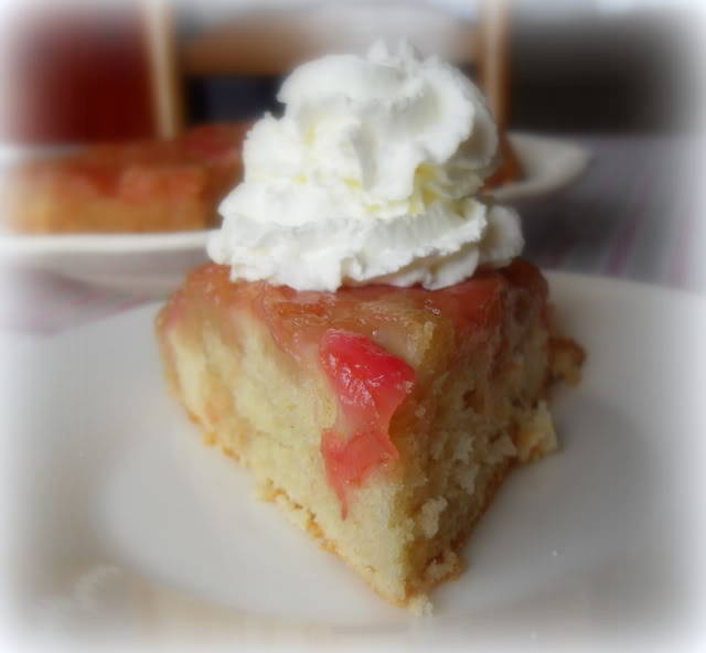 Rhubarb Upside Down Cake