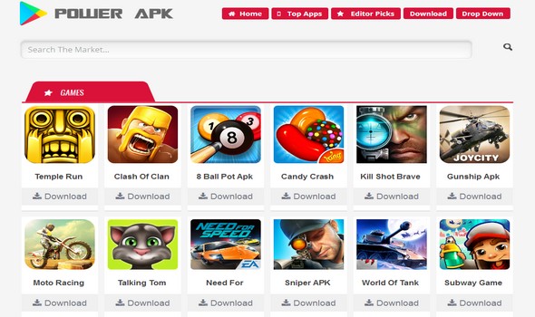 Power APK Free Blogger Template