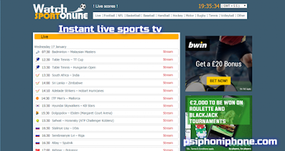 Live Sport Online. Watch Free Streaming Sport Events