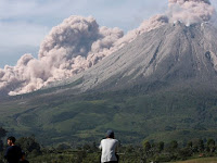 Indonesia’s Sinabung volcano erupted.