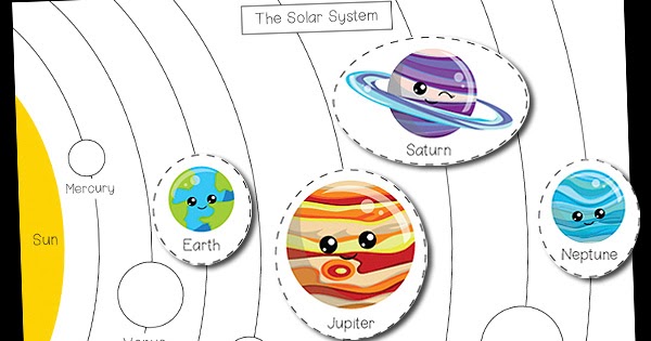 The Solar System Printable Activity Totschooling Toddler