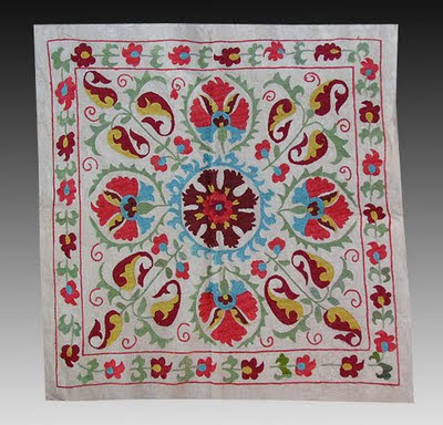 suzani, textiles, suzanis, woven textile, Asian Textile, Uzbek textiles, Uzbekistan textiles