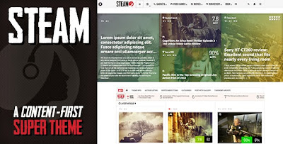 Steam v1.7 – Responsive Retina Review Magazine Theme