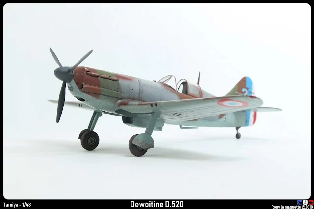 Dewoitine D.520 du GC 1/3 de Tamiya au 1/48.