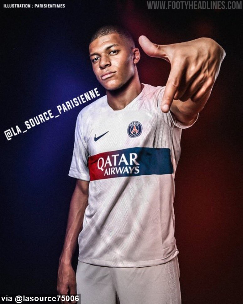 14.88 - PSG Away Jersey 23/24 Paris Saint-Germain Football Kit 2023 2024  Soccer Team Shirt 