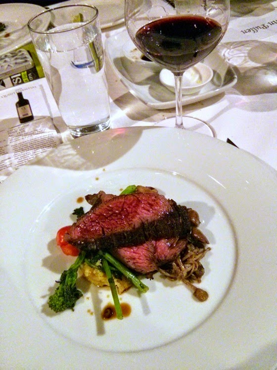 Bavette of Elk with Church & State 2009 Quintessential