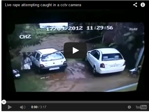 Live Rape Attempting Caught in a CCTV Camera 