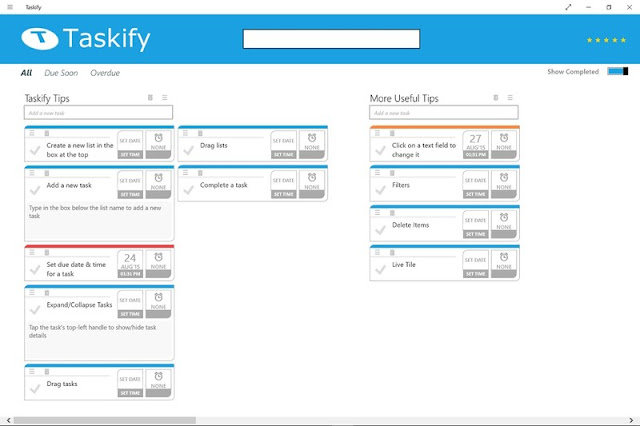 Taskify windows 10