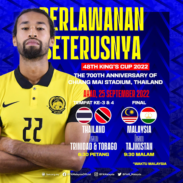 final Malaysia King's Cup 2022 Thailand