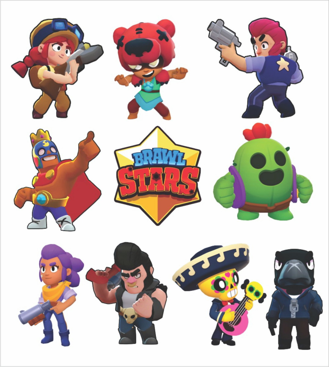 Topo De Bolo Brawl Stars Para Editar E Imprimir Gratis Festa Free - convite de aniversario digital brawl stars