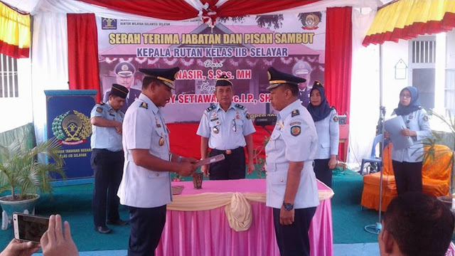 Dedy Setiawan, Bc, IP., S.H., Resmi Duduki Jabatan Kepala Rutan Klas IIB Kep. Selayar
