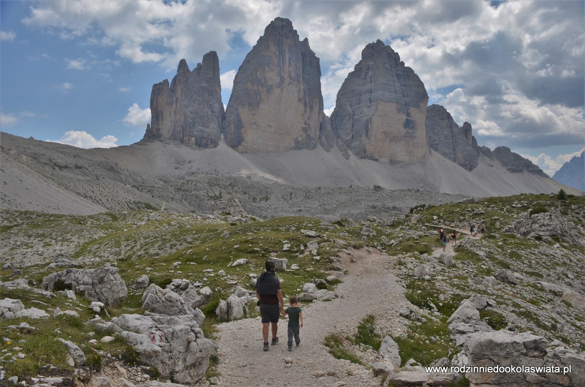 Tre Cime di Lavaredo z dziećmi