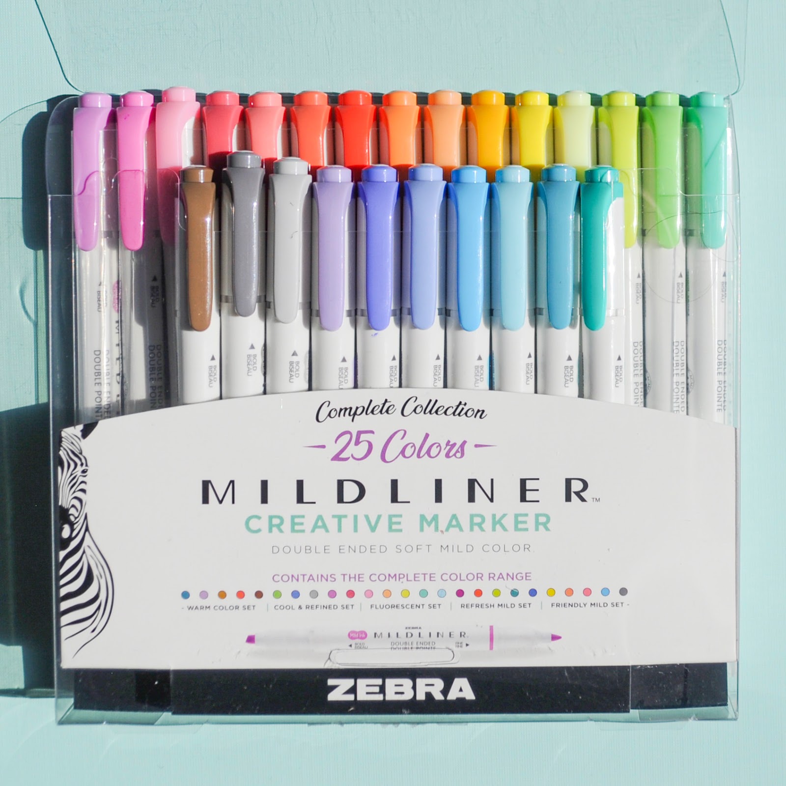 25 Zebra Mildliner Highlighters And Creative Markers Jenny S Crayon Collection